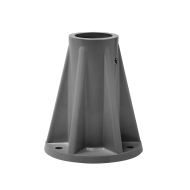 Saftron 6" Deck Mount Flange - Graphite Gray